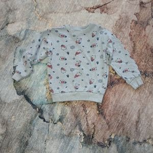 Kids Gray Penguin Sweatshirt